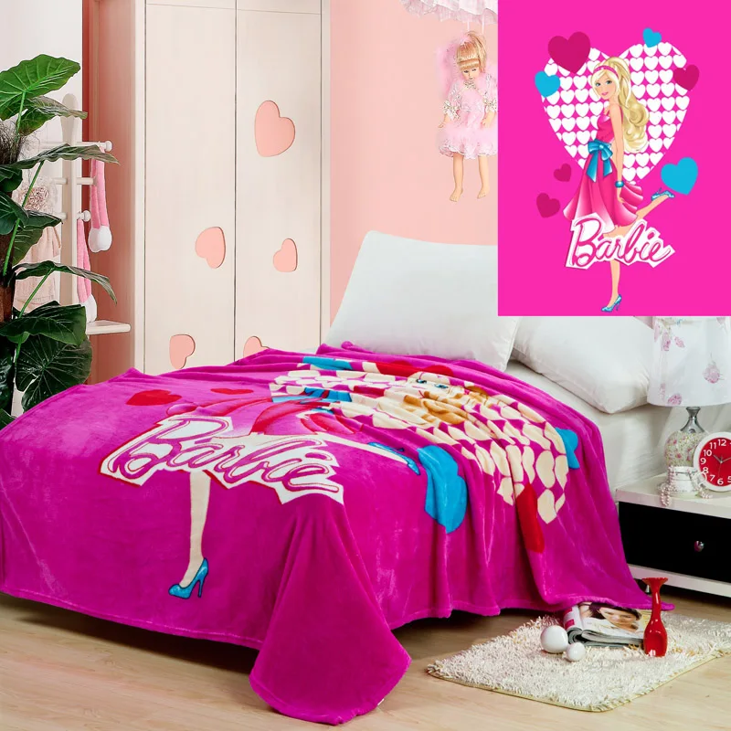pink barbie blanket