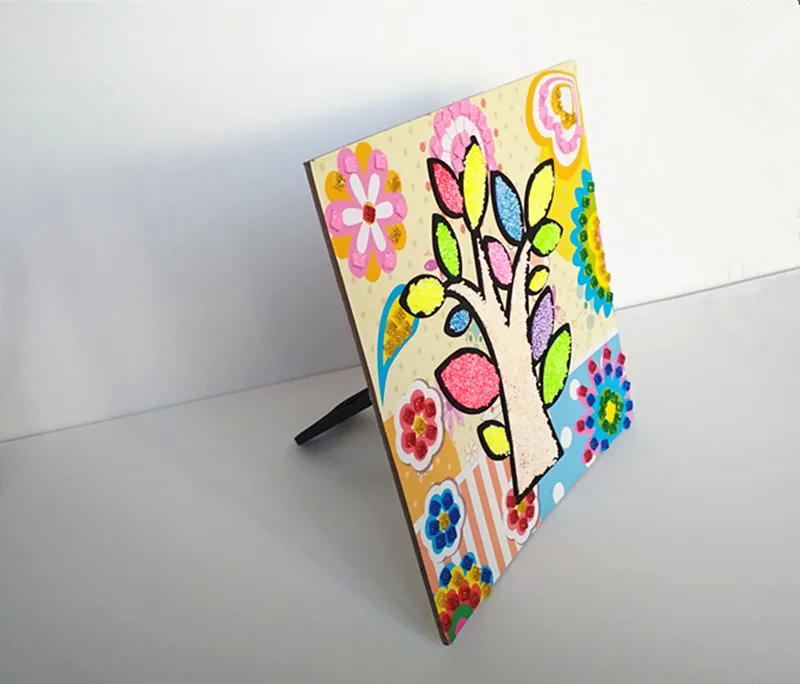Happyxuan 2-в-" сделай сам" Снежинка пластилиновые картины мозаичного искусства наклейки развивающая игрушка для девочки; Дети ремесла Материалы для творчества