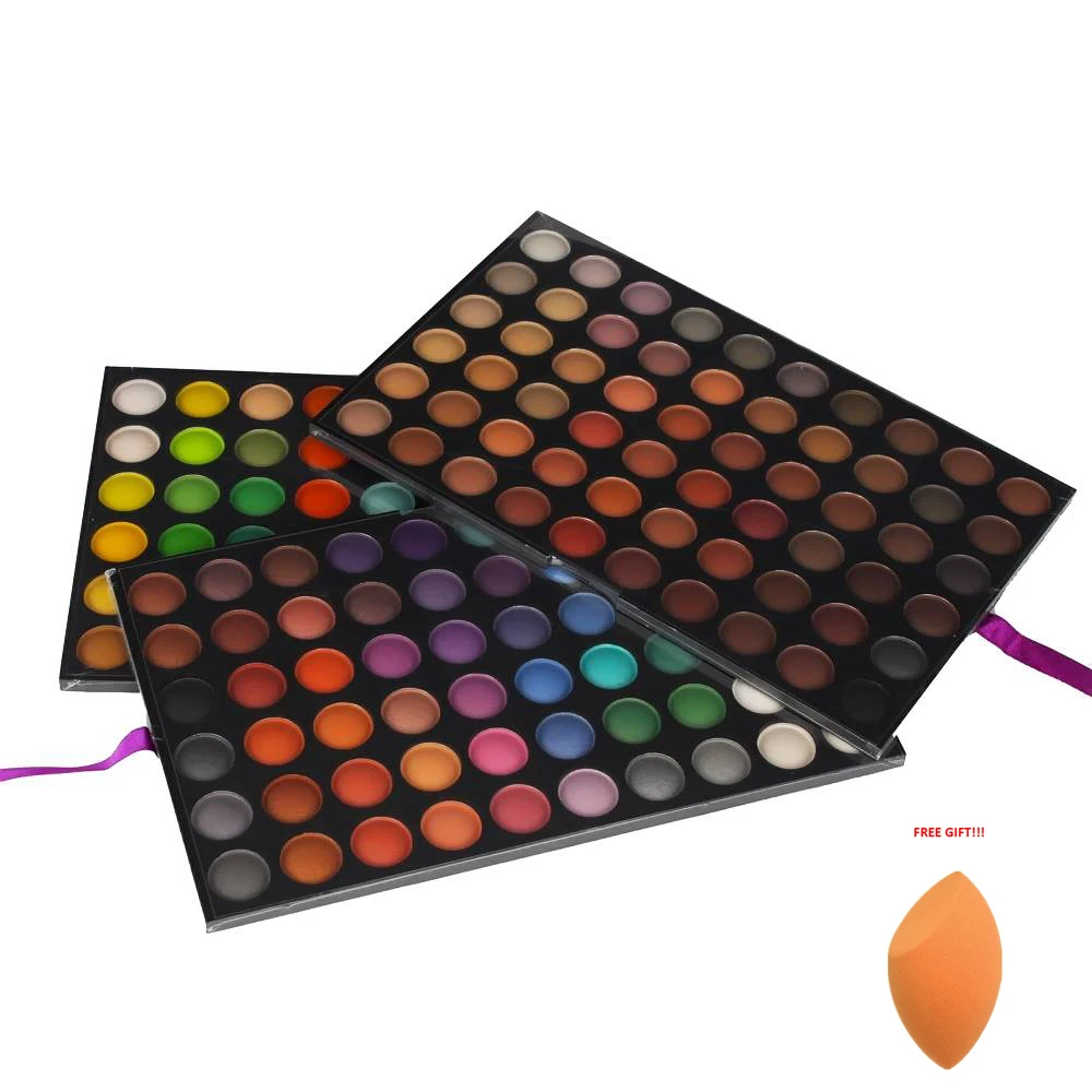 

Romatpretty 180 Colors Eye Shadow Kit Glitter Shimmer Matte Natural Satin Makeup Eyeshadow Palette WITH FREE GIFT
