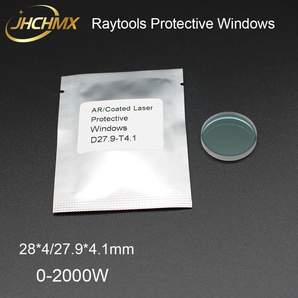 

JHCHMX Raytools Protective Window 28*4/27.9*4.1mm JGS1 Quartz Protection Lens For Raytools Bodor Fiber Laser Cutting Machine