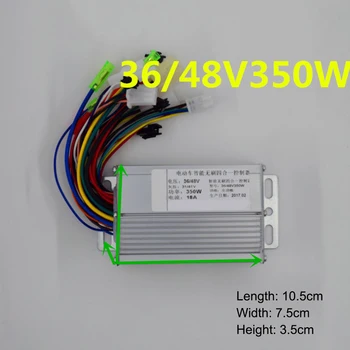 

Four in One 36V 48V 350W Electric Bicycle E-bike Scooter Brushless DC Motor Controller