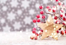 Laeacco Christmas Light Bokeh Star Snow Baby Children Photography Backgrounds Customized Photographic Backdrops For Photo Studio