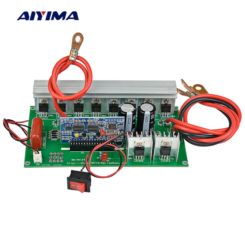 

SUNYIMA1PC Pure Sine Wave Power Frequency Inverter Board 12V 24V To AC220V Pure Sine Wave Booster Module 1000W