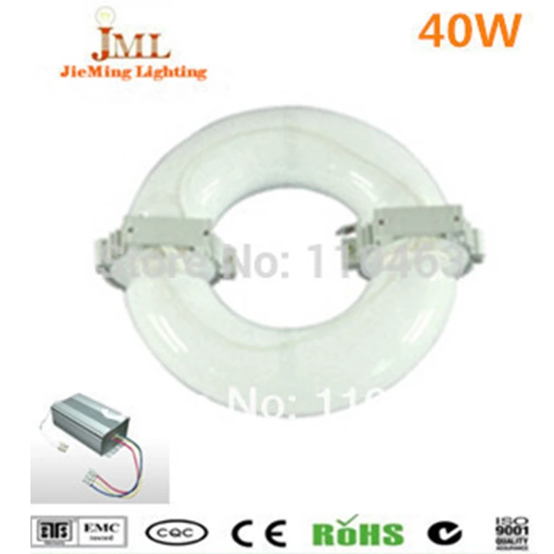 Induction lamp 40W 3200lm 110V/220V Round Shape induction light 2700K