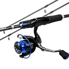 Vara de isca vara de pesca super duro fibra de carbono jogando peche en mer girando varas com carretel 2.1/2.4m equipamento de peixes