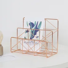 Coloffice, металлический, золотой, высокое качество, в скандинавском стиле, для книг, офисное, настольное, для хранения, украшение, двойное использование, изысканные канцелярские принадлежности для студентов