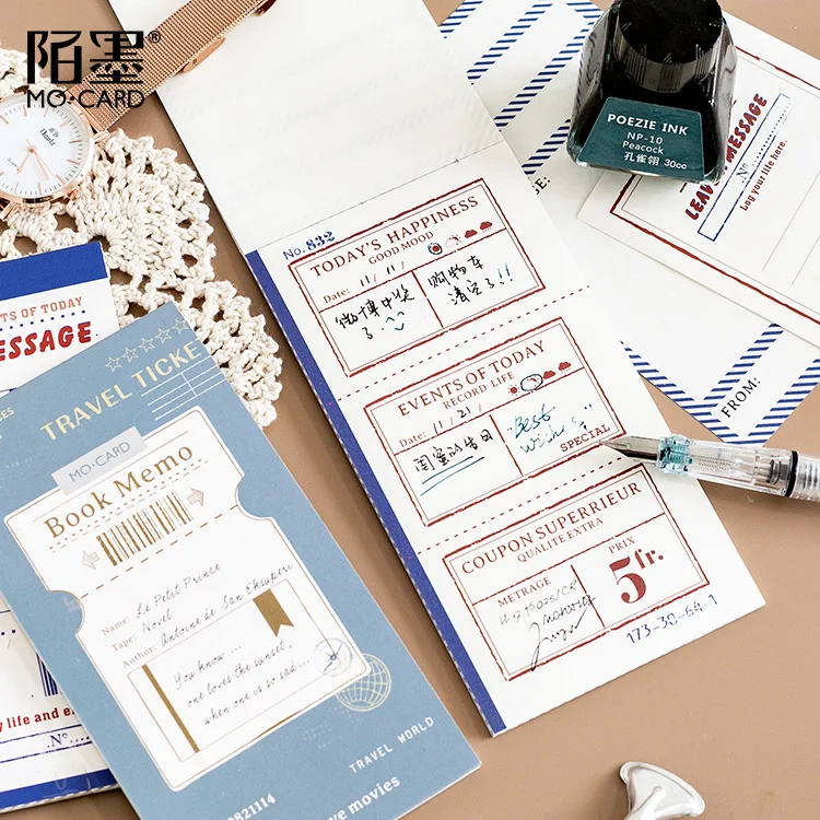 24 простыни Детские/pad Винтаж чтобы сделать список Sticky Note memo pad ярлычки для