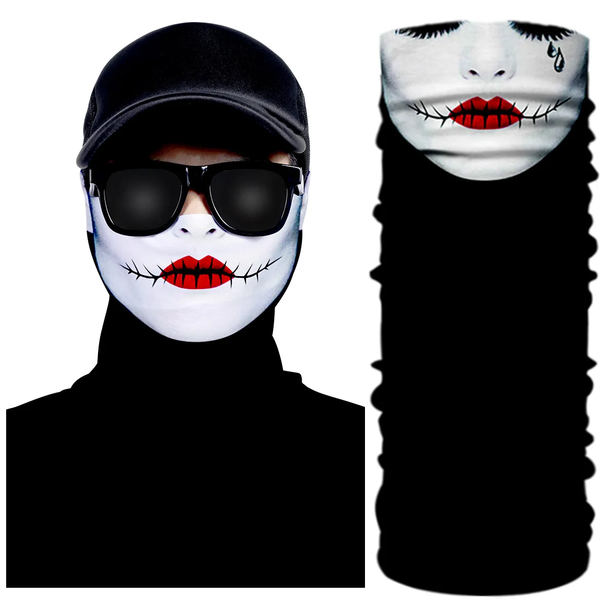 3D Бесшовные Бандана Череп Велоспорт женские головные уборы Джокер V вендетта маска для катания на лыжах Туризм Магия Бандана Buff Балаклава - Цвет: Фиолетовый