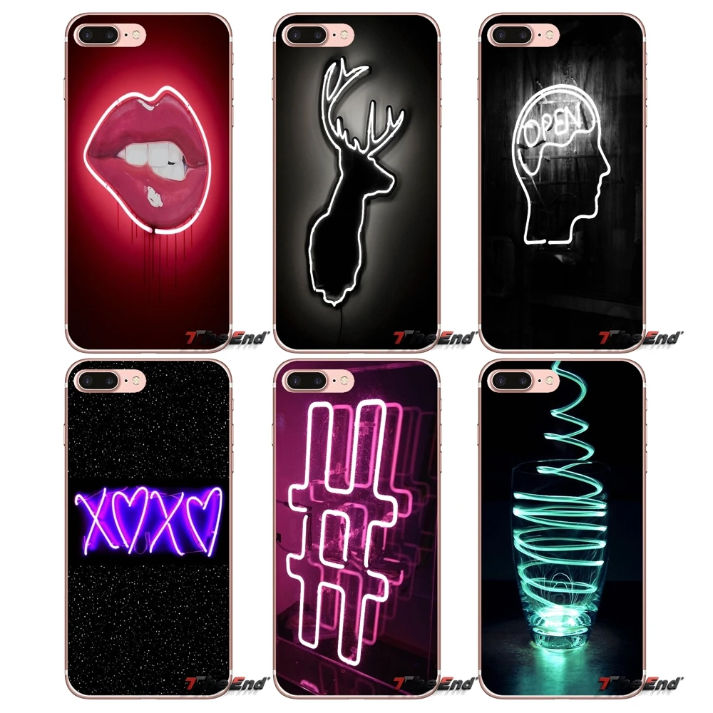 Neon Pattern Print Soft TPU Silicone Case For Xiaomi Redmi 4 3 3S Pro Mi3 Mi4 Mi4i Mi4C Mi5 Mi5S Mi Max Note 2 | Мобильные телефоны