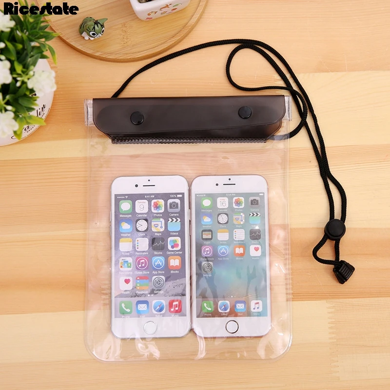 

Big Large size Outdoor travel swim dive submersible bag Case For iphone ipod For iphone X 6 7 8 Plus Waterproof Bag cover