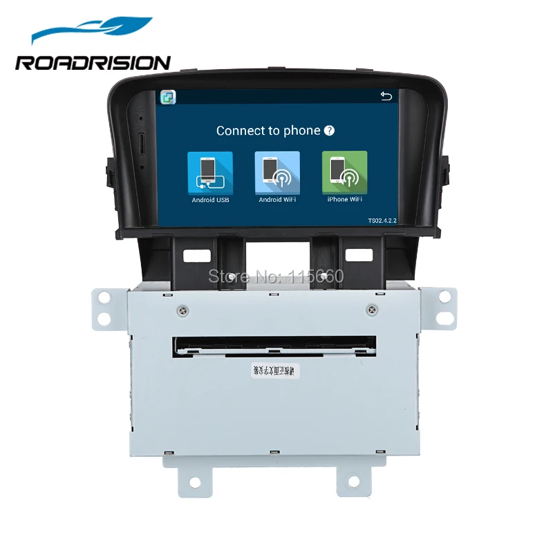 RoadRision 600*6 0 Android 1024 автомобильный dvd плеер gps для Chevrolet Cruze 2014 2008 Радио Стерео
