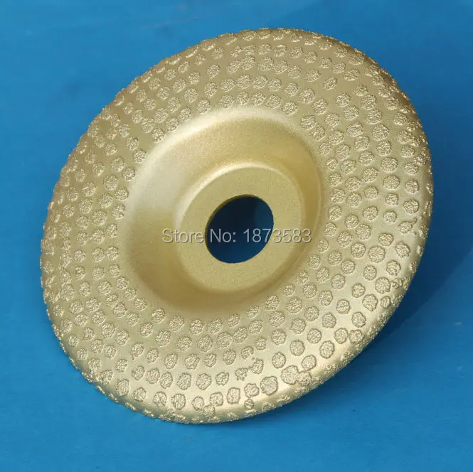 

1pc 4"*7/8" Brazing diamond grinding wheel convex abrasive tool wet/dry edging disc