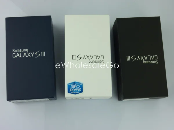 Free Shipping DHL 10pc/lot EU UK US Paper Packing Box Galaxy S3 i9300 With Logo Cable+Earphone+Charger For Samsung |