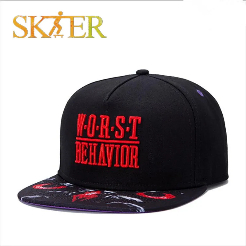 

2015 Free Shipping Hot Style Hip Pop Doodle Eye Cap Panel Snapback Hats Adjustable Baseball Skateboard Caps