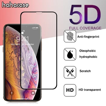 

500pcs 5D Curved Edge Tempered Glass Full Covrage For iPhone 11 Pro Max XS XR X 8 7 6 6S Plus Anti-Scratch Screen Protector Film