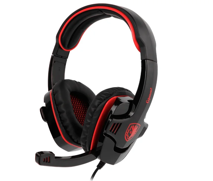SADES GPOWER игровая гарнитура 3 5 мм геймерские наушники стереозвук для ПК