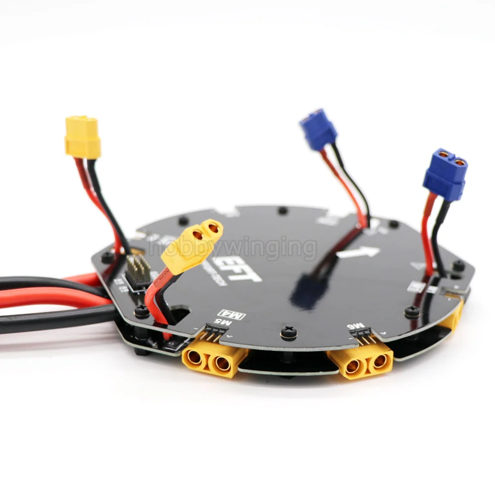 

4/6-axis Agricultural Drone 12S 480A Power Supply Board with Extension line High Current Distribution Board for Quad/Hexa copter