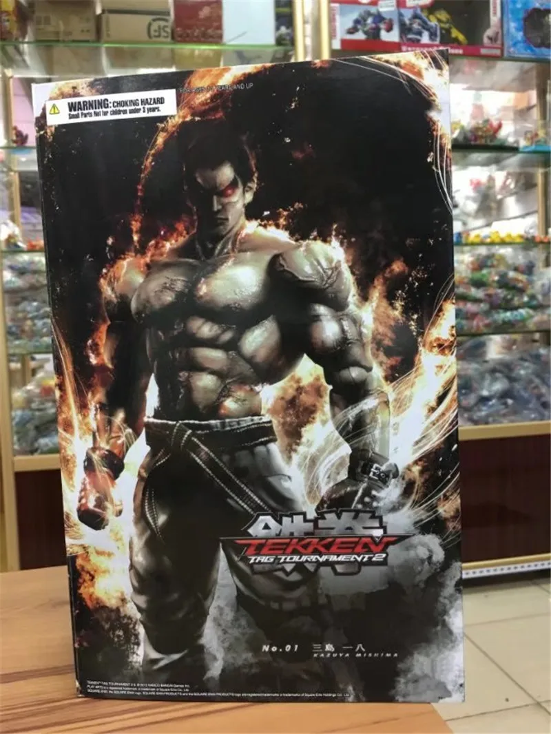 Экшн фигурка Kazuya Mishima Play Kai ПВХ 26 см 10 23 дюйма аниме игрушка в подарок для друзей