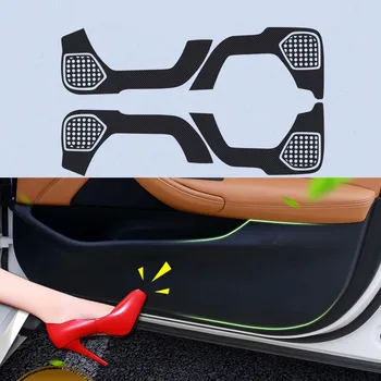 

4pcs Car Door Side Edge Anti kick Protection Film Carbon Fiber Sticker For Honda URV
