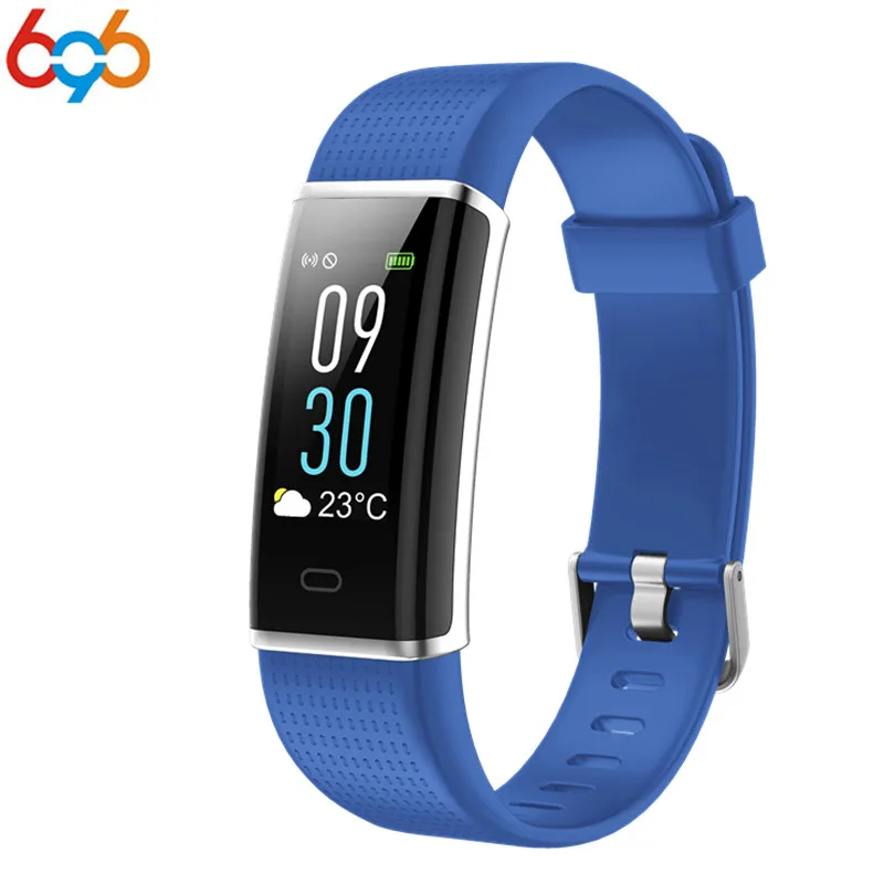 

696 ID130C Smart Band Blood Pressure Heart Rate Monitor Wrist Watch Intelligent Bracelet Fitness Bracelet Tracker Pedometer Wris