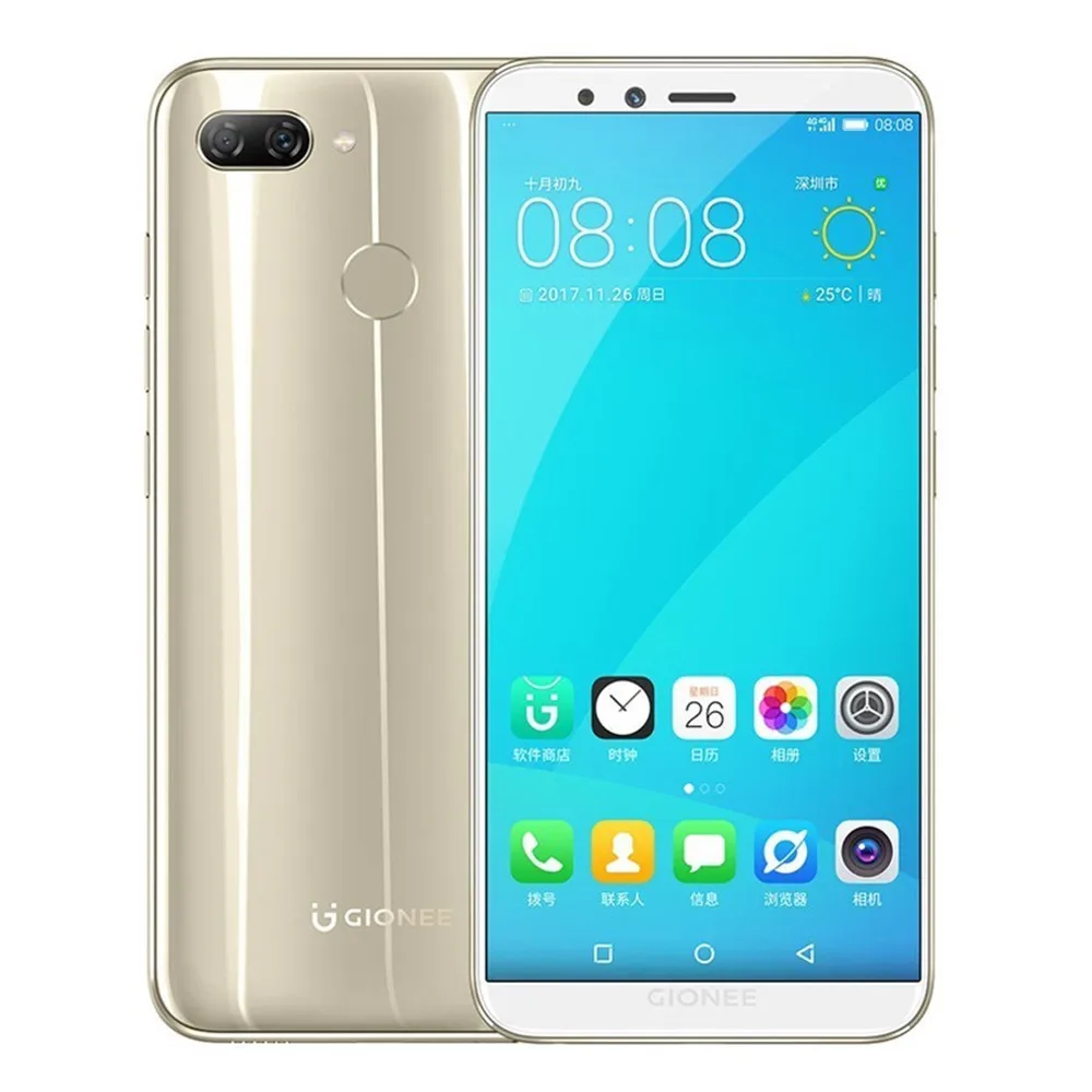 GIONEE S11 LITE смартфон с восьмиядерным процессором Snapdragon 430 ОЗУ 4 Гб ПЗУ 32 ГБ 13 МП + 2 5 7
