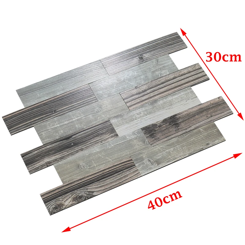 

Wholesale 4 Sheets Peel and Stick Wall Stickers for Kids Rooms Wood Grain Nordic Style 30X40cm Art Floor Sticker Fast Shipping