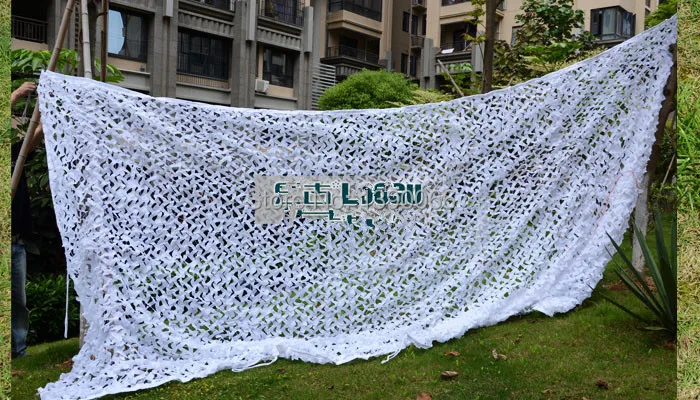 

3x5m Military Camouflage Net snow White camo netting Hunting Camping hiding decoration home free shipping