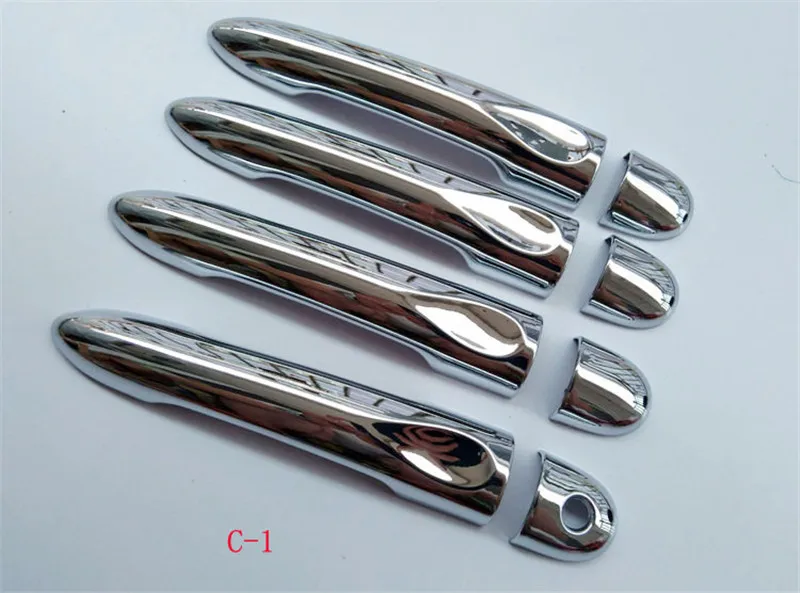 

Car Styling For Renault SCENIC 2011 2012 2013 ABS Chrome Door Handle Cover Car Stickers Automobile Accessories 8pcs