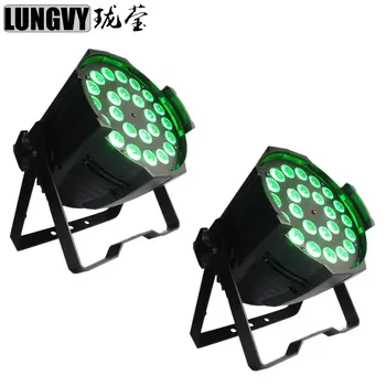 

Free Shipping 2pcs/Lot Led Par Light RGBW 24x10w DMX512 Led Disco Light Led Par 4in1 Professional Led Par Light