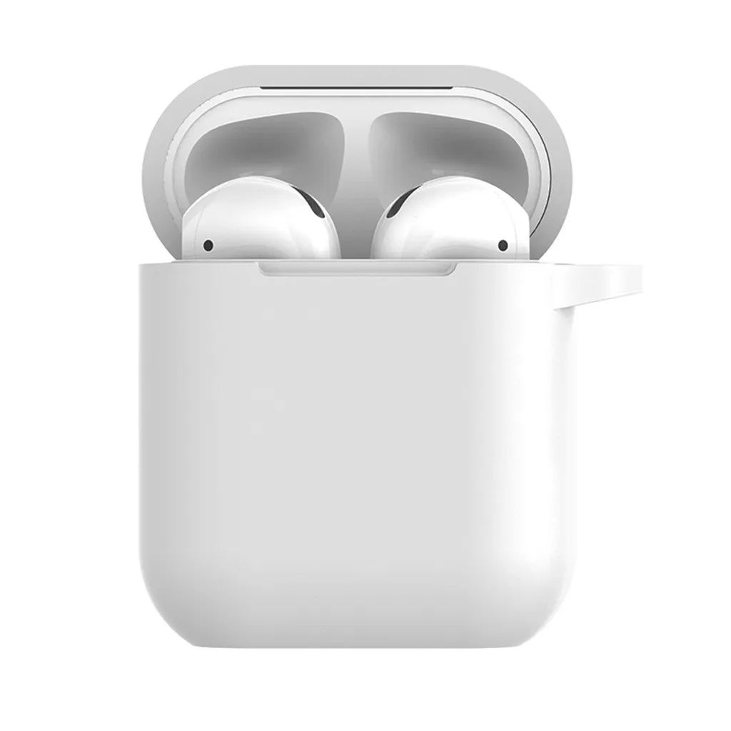 1 шт. ТПУ Силиконовые Bluetooth беспроводные наушники чехол для AirPods защитный чехол Аксессуары для кожи для Apple Airpods зарядная коробка