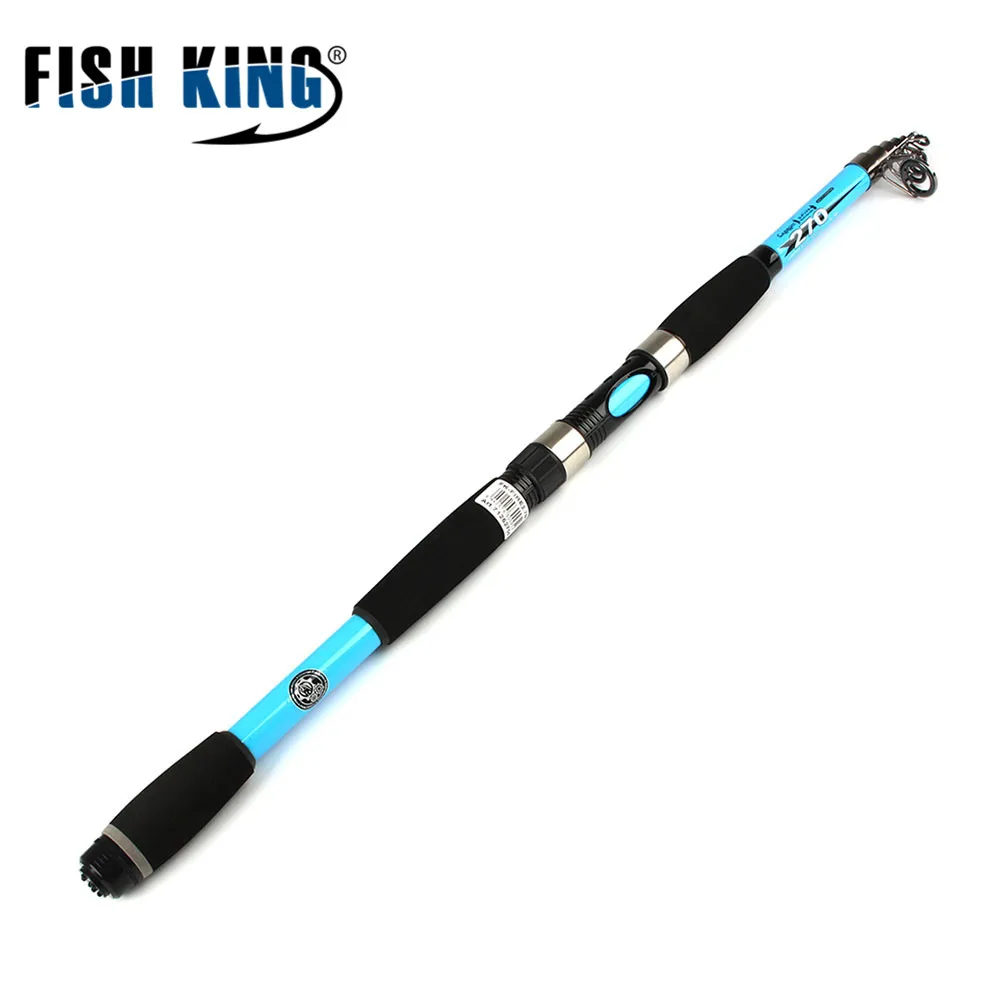

FISH KING 1.5/1.8/2.1/2.4/2.7/3M Super Hard Feeder Carp Fishing Rod FRP Long Shot Telescopic Rods Spinning Fishing Pole Tackle