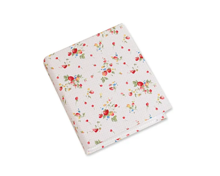 1911cm floral fabric mini photo album for fujifilm instax mini films diy business card holder photo credit camera album in photo albums from home garden