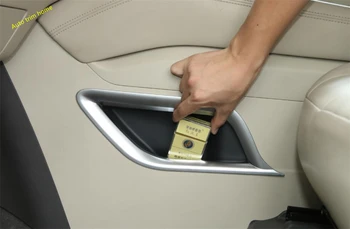 

Lapetus Side Gear Shift Box Container Storage Box Frame Cover Trim 2 Pcs For Nissan Murano 2015 - 2018 ABS Pearl Chrome Interior