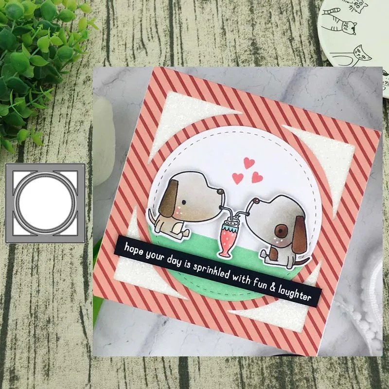 

Square Metal Cutting Dies Stencils Scrapbooking Album Paper Decorative Craft Embossing New 2019