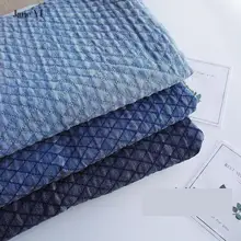 JaneYU Новая модная джинсовая куртка с хлопковой тканью и стеганым хлопком для куртки