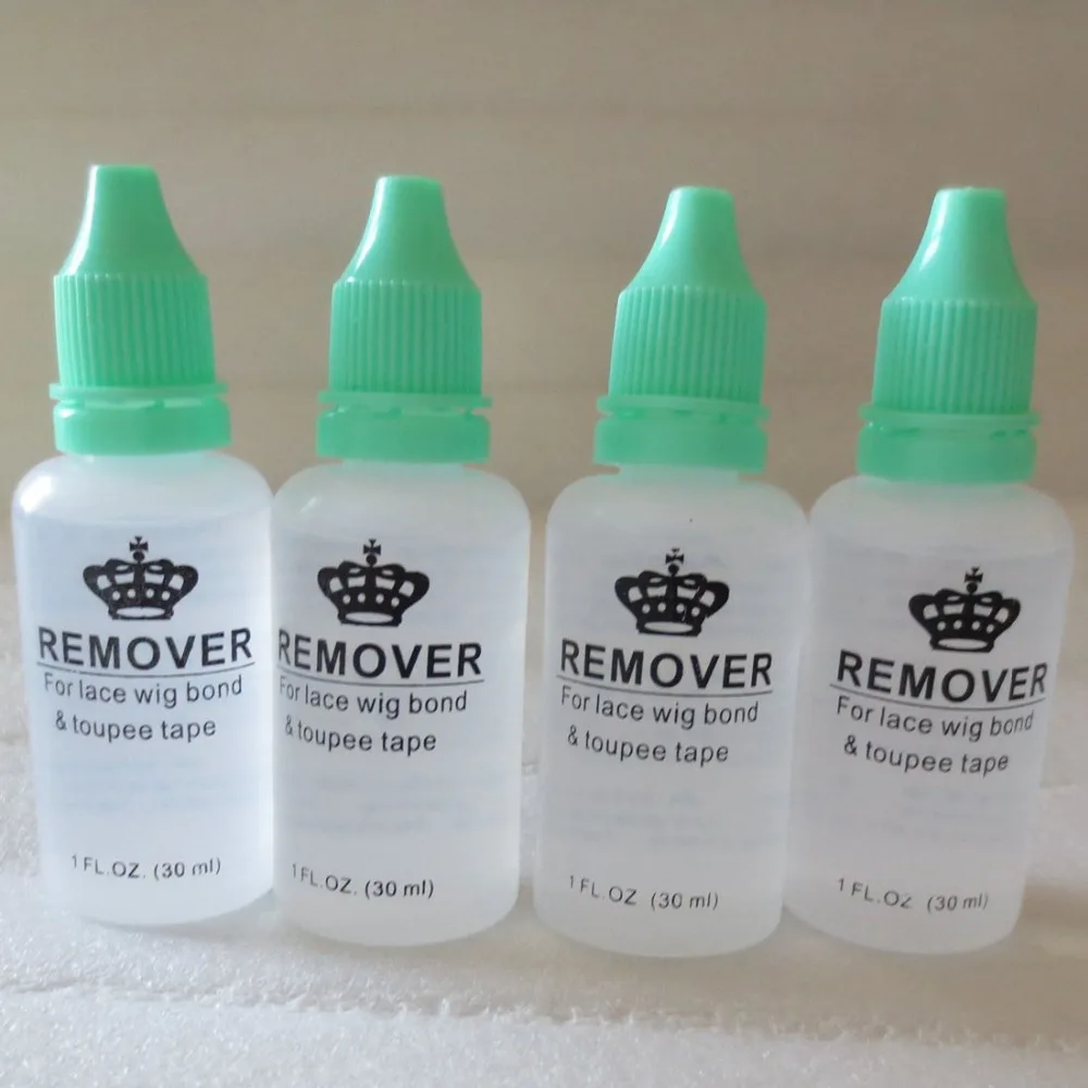 

Wholesale 20 bottles lace wig glue remover transparent hair remover for lace wig glue and toupee tape