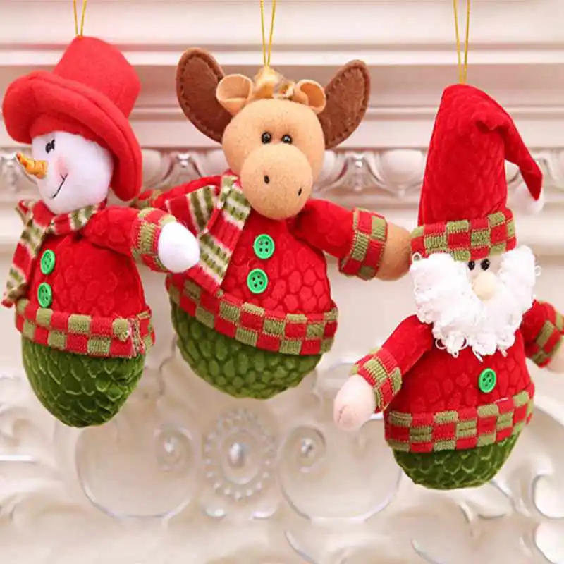 

Christmas Santa Claus Doll Toy christmas decorations for home christmas tree decorations Xmas Gift