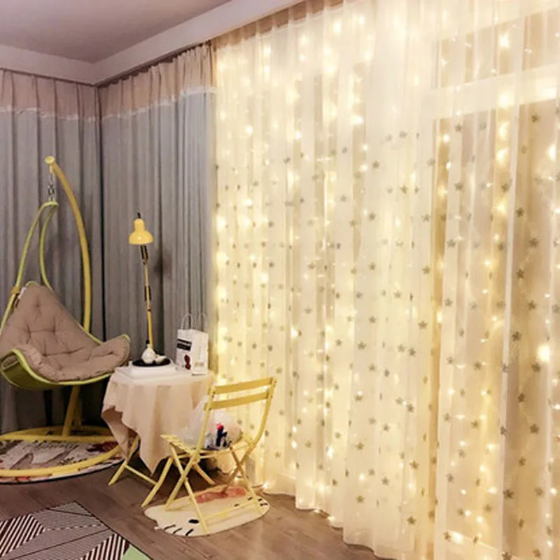 

3x3M LED String Lights Christmas Icicle Garland Fairy Lights for Indoor/Outdoor/Wedding/Party/Birthday led light Decoration