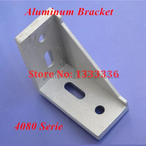 

10pcs/lot DIY 4080 Serie Corner Brackets Angle Connector Fastener for 78*38 Decorative Industrial Aluminum Profile Accessories