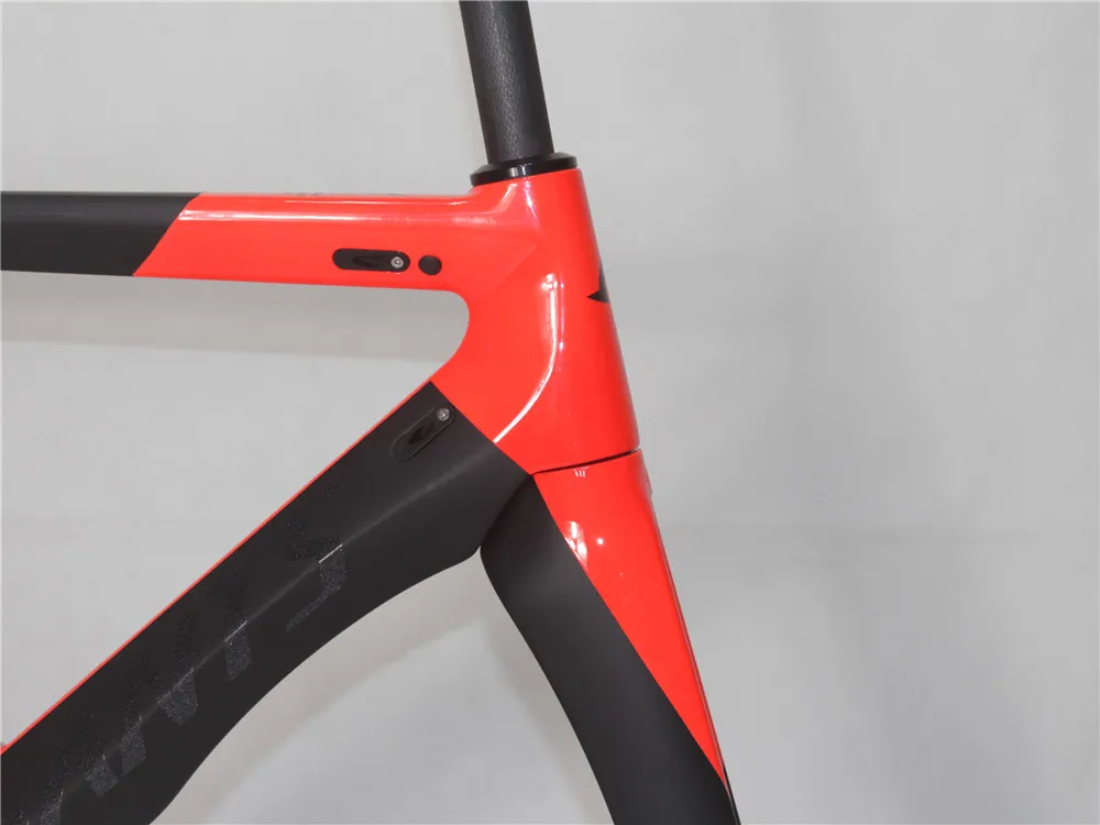 Top 2019 PHESANTS MARS Black Red T800 Carbon Fiber Road Bicycle Frame Bike Carbon Frame 5 Sizes Choice Two Years Warranty 2