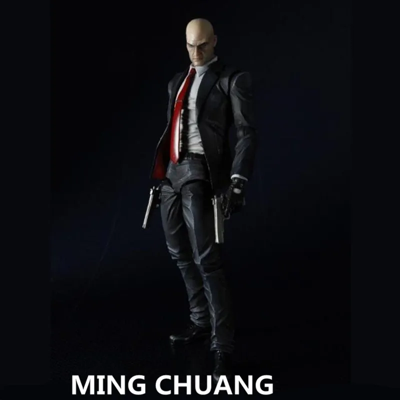 

Play Arts Hitman Codename 47 Tobias Ripper Tobias Ripper PVC Action Figure Collectible Model Toy with tetail box 23 cm Q38