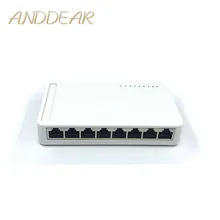 OEM новая модель 8 коммутатор Desktop RJ45 коммутатора Ethernet 10/100/1000 Мбит/с Lan переключатель концентратора 8 Порты и разъёмы как