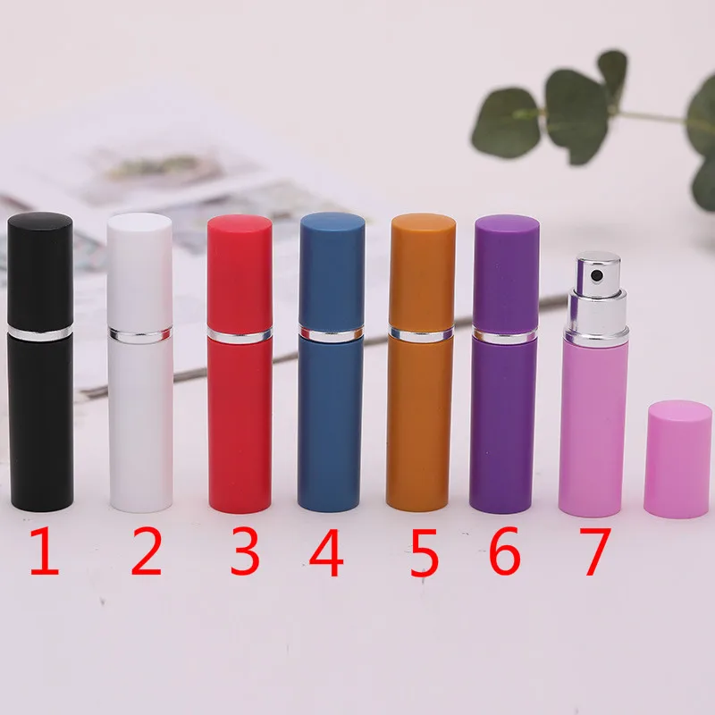 

5ml Portable Mini Refillable Perfume Bottle With Spray Scent Pump Empty Cosmetic Containers Spray Atomizer Bottle For Travel New