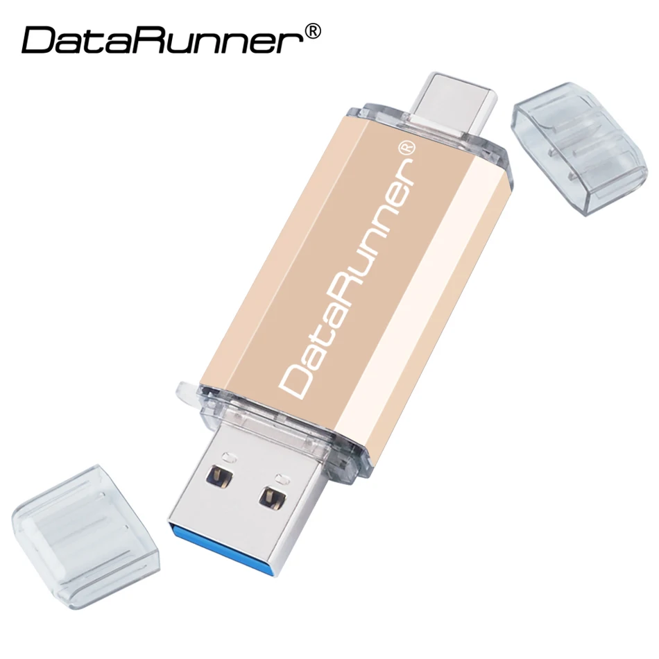 

DataRunner OTG Usb Flash Drive 128GB Type C Pen Drive USB Stick 3.0 Memory Stick 32GB 128GB 256GB High Speed usb 3.0 Pendrive