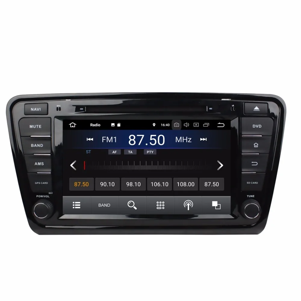

2 din 8" Android 8.1 Car Radio GPS Multimedia Head Unit for Skoda Octavia 2014-2016 With 2GB RAM Bluetooth Mirror-link USB DVR