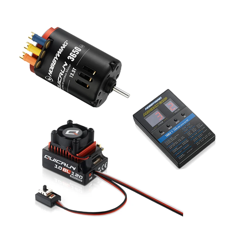 FATJAY HobbyWing quirun 3650 SD G2 с поддержкой быстрого запуска 10BL120 120A сенсорная + светодиодная