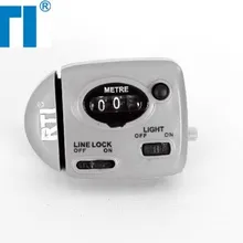 RTI 2,6x2x2 дюйма 99,9 м цифровой счетчик для лески использовать Электрический счетчик без батареи рыболовные снасти Pesca Acesorios