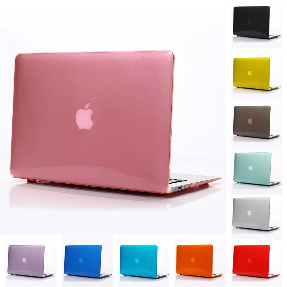 Laptop Case Cover protective plastic crystal Hard PC for Apple MacBook