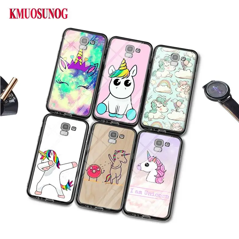 

Black Silicone Case My Unicorn Girl Anime for Samsung Galaxy j8 j7 j6 j5 j4 j3 Plus Prime 2018 2017 2016 Phone Bag Cover