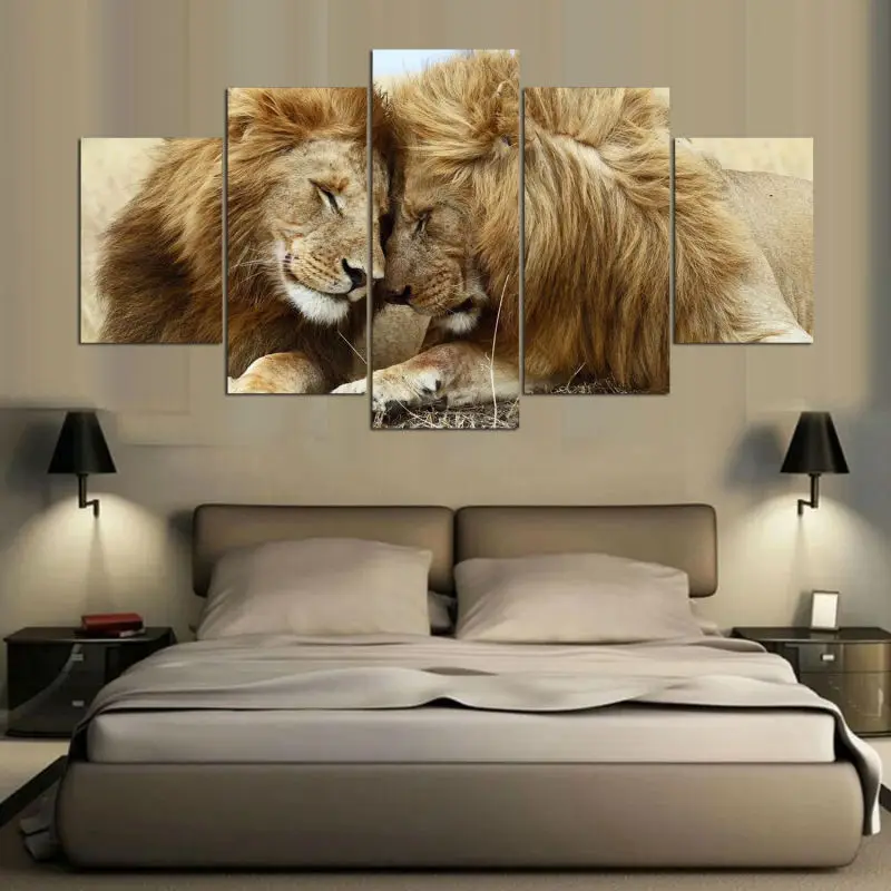 5-panel-Modern-Lion-hd-Art-print-canvas-art-wall-framed-paintings-for-living-room-wall (1)